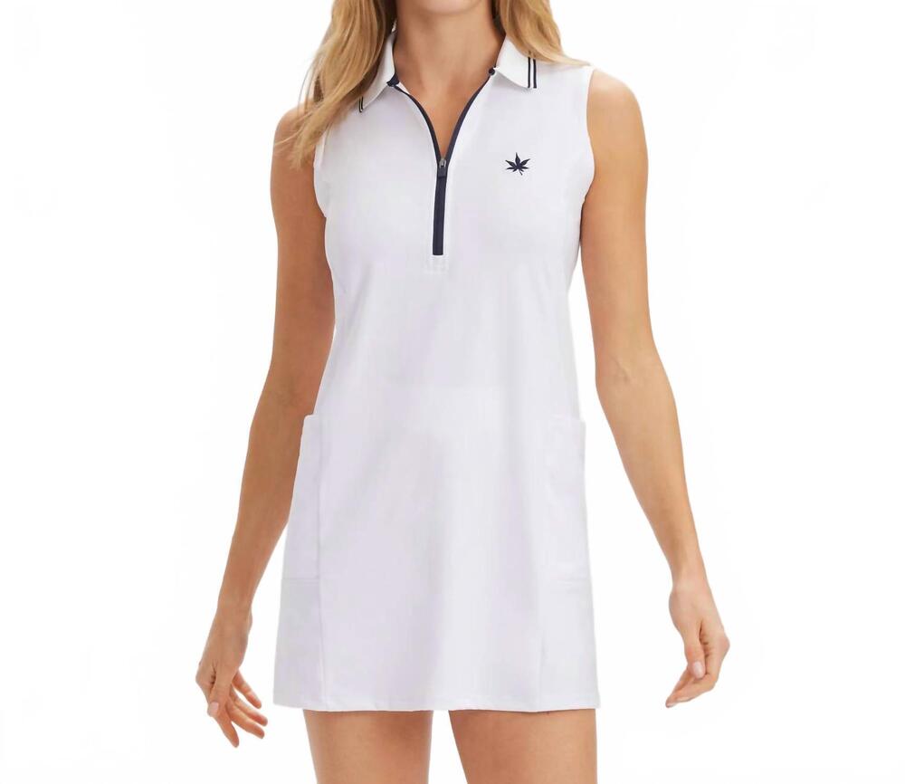 NEW BOAST sleeveless sport dress in white